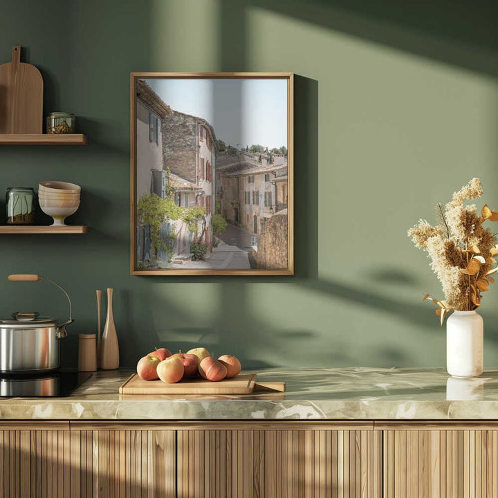 Provence Streets - Stretched Canvas, Poster or Fine Art Print - I Heart Wall Art - Poster Print, Canvas Print or Framed Art Print