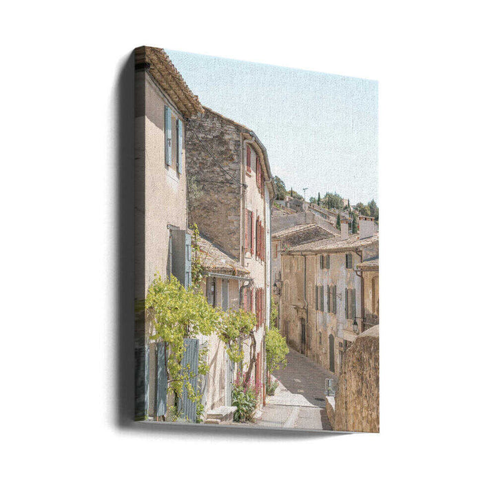 Provence Streets - Stretched Canvas, Poster or Fine Art Print - I Heart Wall Art - Poster Print, Canvas Print or Framed Art Print