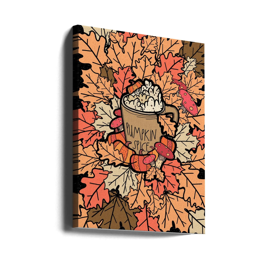 Pumpkin Spice - Stretched Canvas, Poster or Fine Art Print I Heart Wall Art