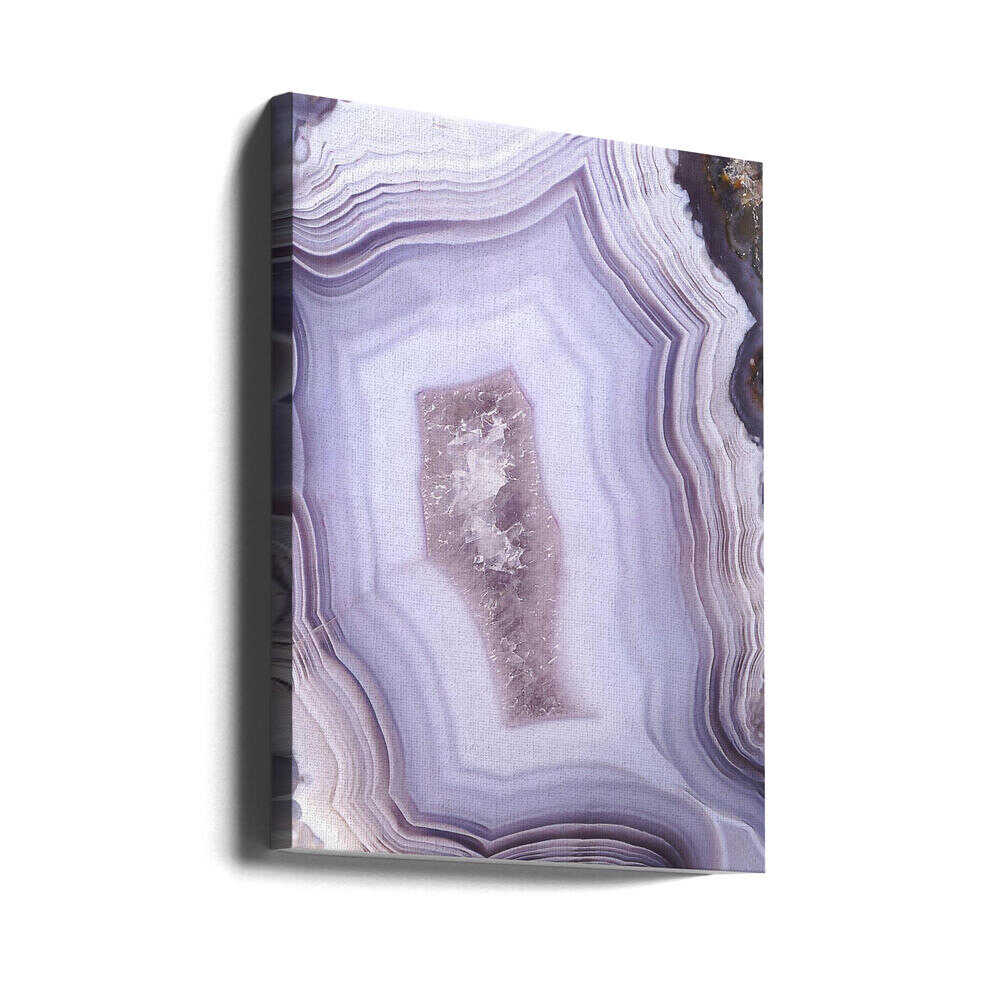 Purple Agate - Stretched Canvas, Poster or Fine Art Print - I Heart Wall Art - Poster Print, Canvas Print or Framed Art Print