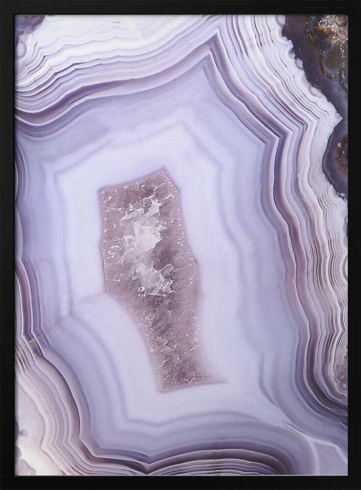 Purple Agate - Stretched Canvas, Poster or Fine Art Print - I Heart Wall Art - Poster Print, Canvas Print or Framed Art Print