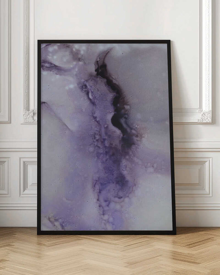 Purple Flow - Stretched Canvas, Poster or Fine Art Print - I Heart Wall Art - Poster Print, Canvas Print or Framed Art Print