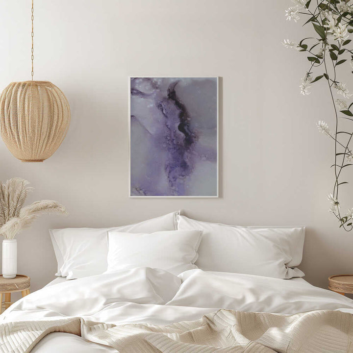 Purple Flow - Stretched Canvas, Poster or Fine Art Print - I Heart Wall Art - Poster Print, Canvas Print or Framed Art Print