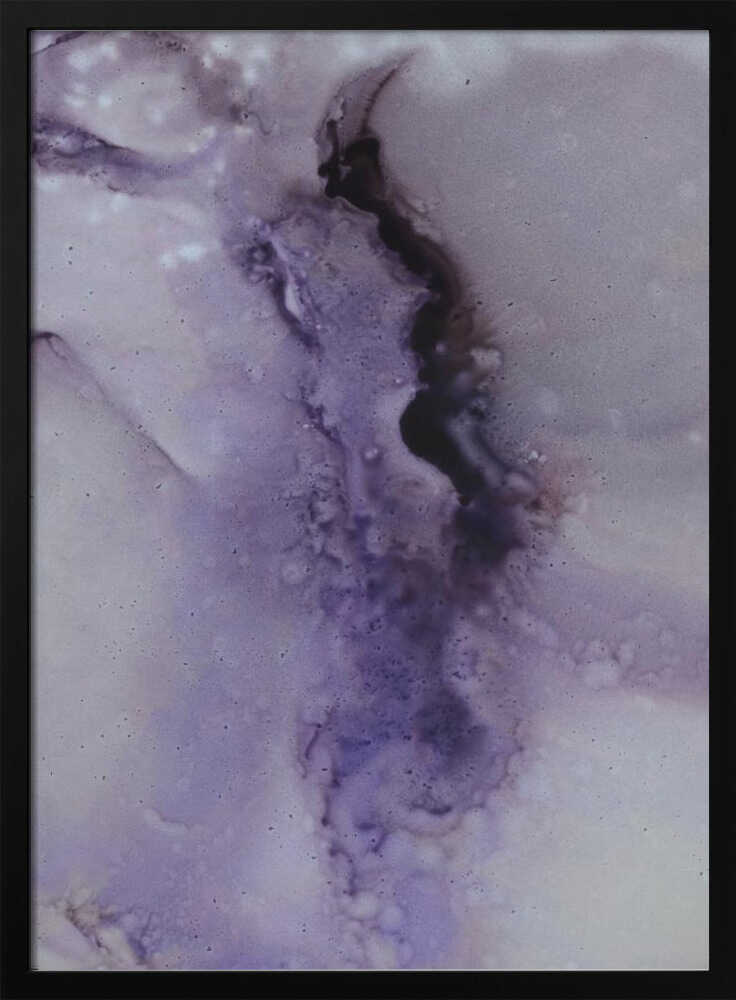 Purple Flow - Stretched Canvas, Poster or Fine Art Print - I Heart Wall Art - Poster Print, Canvas Print or Framed Art Print