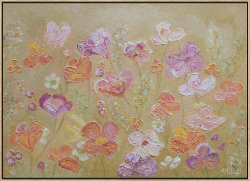 Purple Honey Thrive - Stretched Canvas, Poster or Fine Art Print I Heart Wall Art
