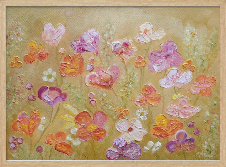 Purple Honey Thrive - Stretched Canvas, Poster or Fine Art Print I Heart Wall Art