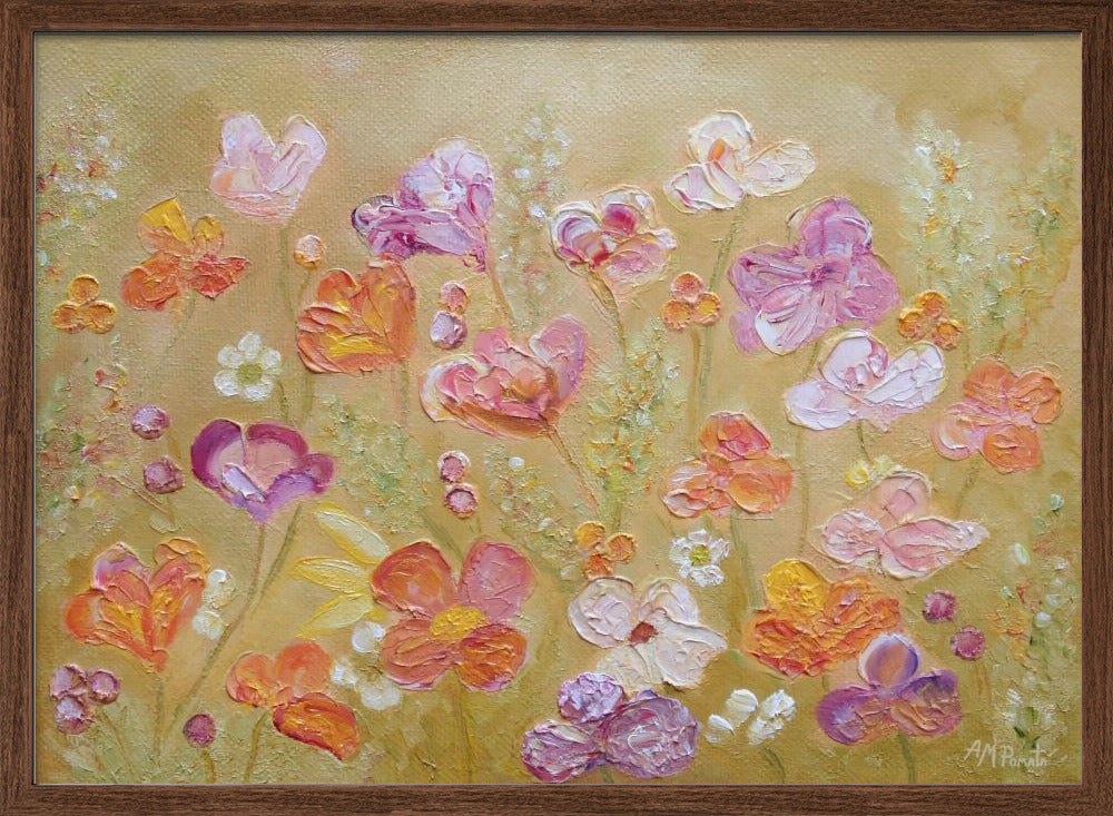 Purple Honey Thrive - Stretched Canvas, Poster or Fine Art Print I Heart Wall Art