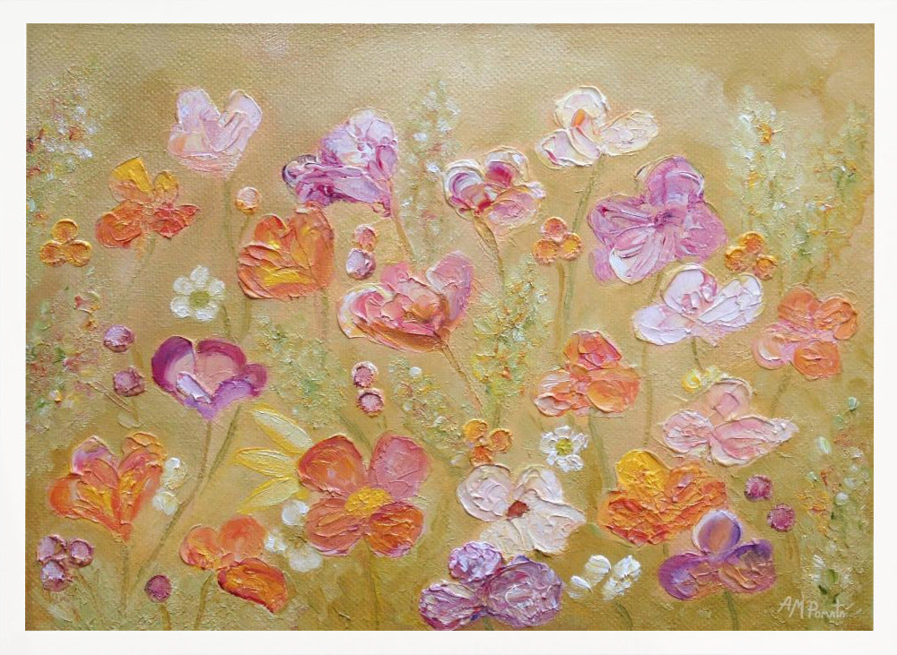 Purple Honey Thrive - Stretched Canvas, Poster or Fine Art Print I Heart Wall Art