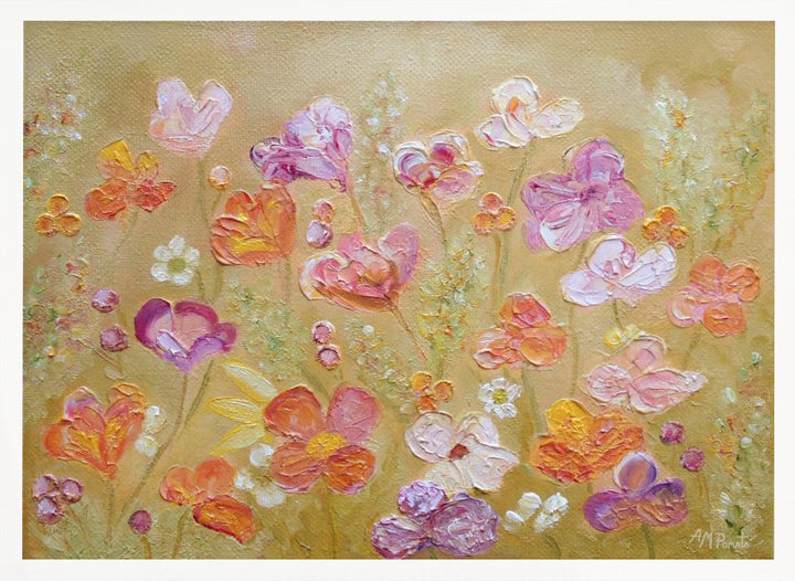 Purple Honey Thrive - Stretched Canvas, Poster or Fine Art Print I Heart Wall Art