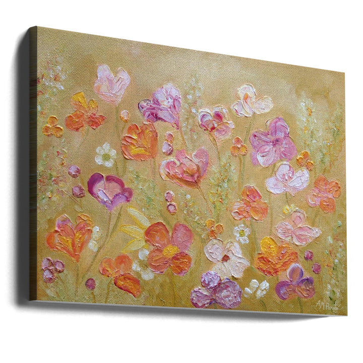 Purple Honey Thrive - Stretched Canvas, Poster or Fine Art Print I Heart Wall Art