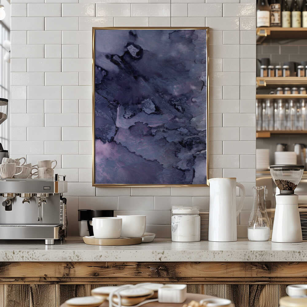 Purple Miracle - Stretched Canvas, Poster or Fine Art Print - I Heart Wall Art - Poster Print, Canvas Print or Framed Art Print