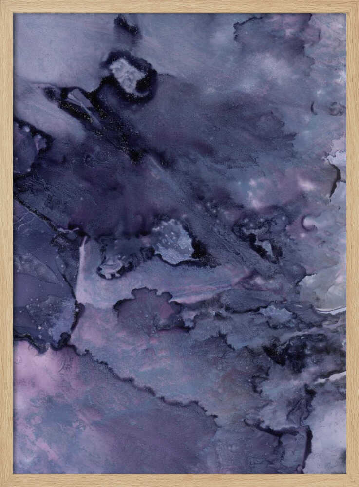 Purple Miracle - Stretched Canvas, Poster or Fine Art Print - I Heart Wall Art - Poster Print, Canvas Print or Framed Art Print