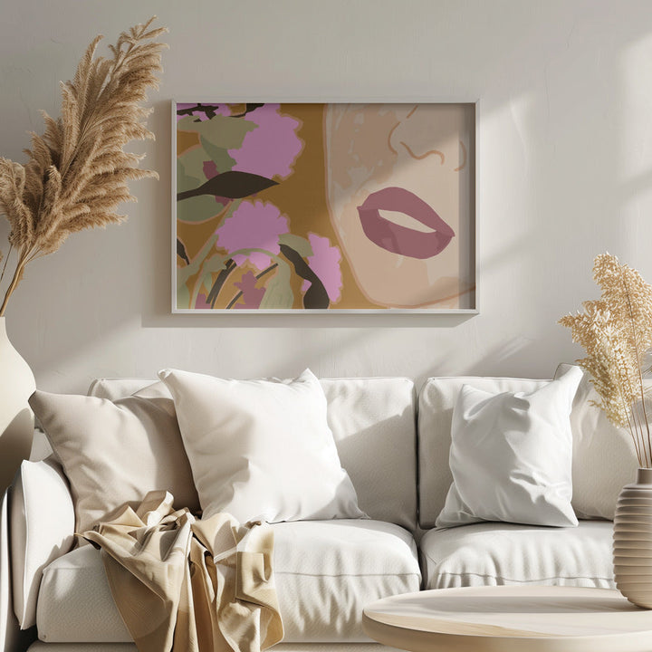 Purple Passion - Stretched Canvas, Poster or Fine Art Print I Heart Wall Art
