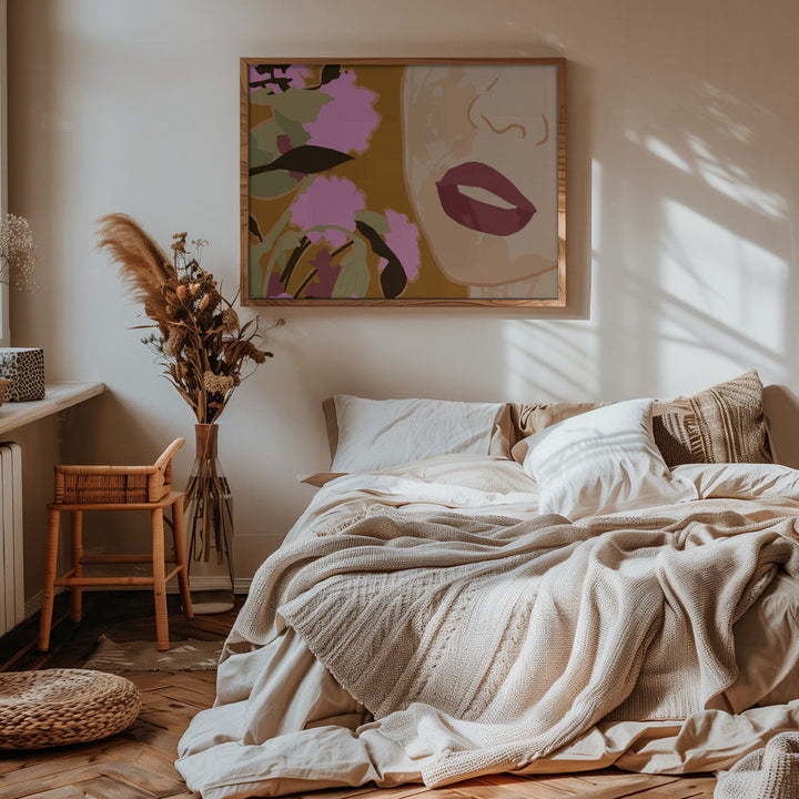 Purple Passion - Stretched Canvas, Poster or Fine Art Print I Heart Wall Art