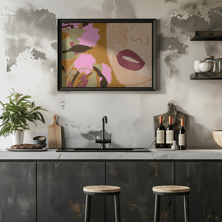 Purple Passion - Stretched Canvas, Poster or Fine Art Print I Heart Wall Art
