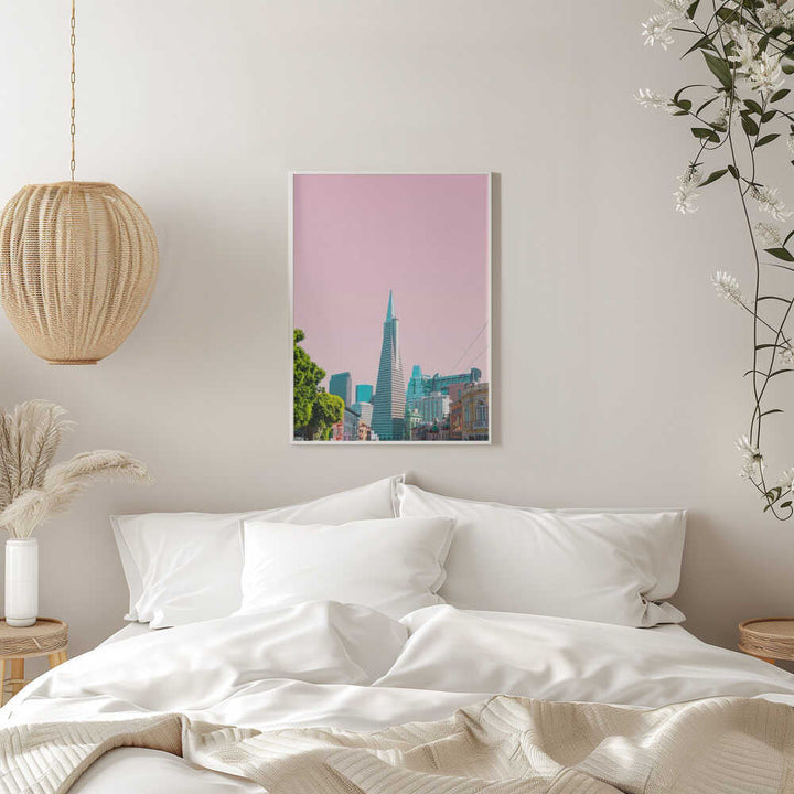 Pyramid in the City - Stretched Canvas, Poster or Fine Art Print - I Heart Wall Art - Poster Print, Canvas Print or Framed Art Print
