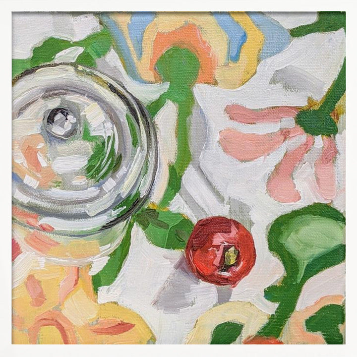 Quadrille Print - Square Stretched Canvas, Poster or Fine Art Print I Heart Wall Art