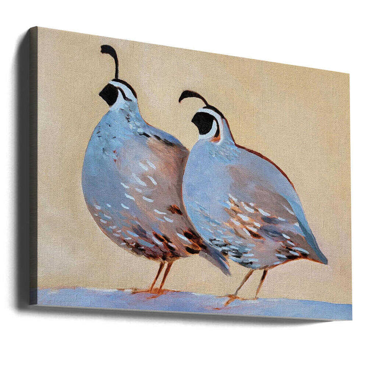 Quail 25 - Stretched Canvas, Poster or Fine Art Print - I Heart Wall Art - Poster Print, Canvas Print or Framed Art Print