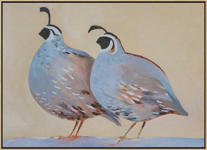 Quail 25 - Stretched Canvas, Poster or Fine Art Print - I Heart Wall Art - Poster Print, Canvas Print or Framed Art Print