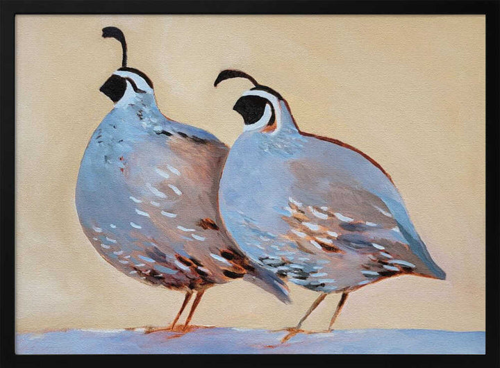 Quail 25 - Stretched Canvas, Poster or Fine Art Print - I Heart Wall Art - Poster Print, Canvas Print or Framed Art Print