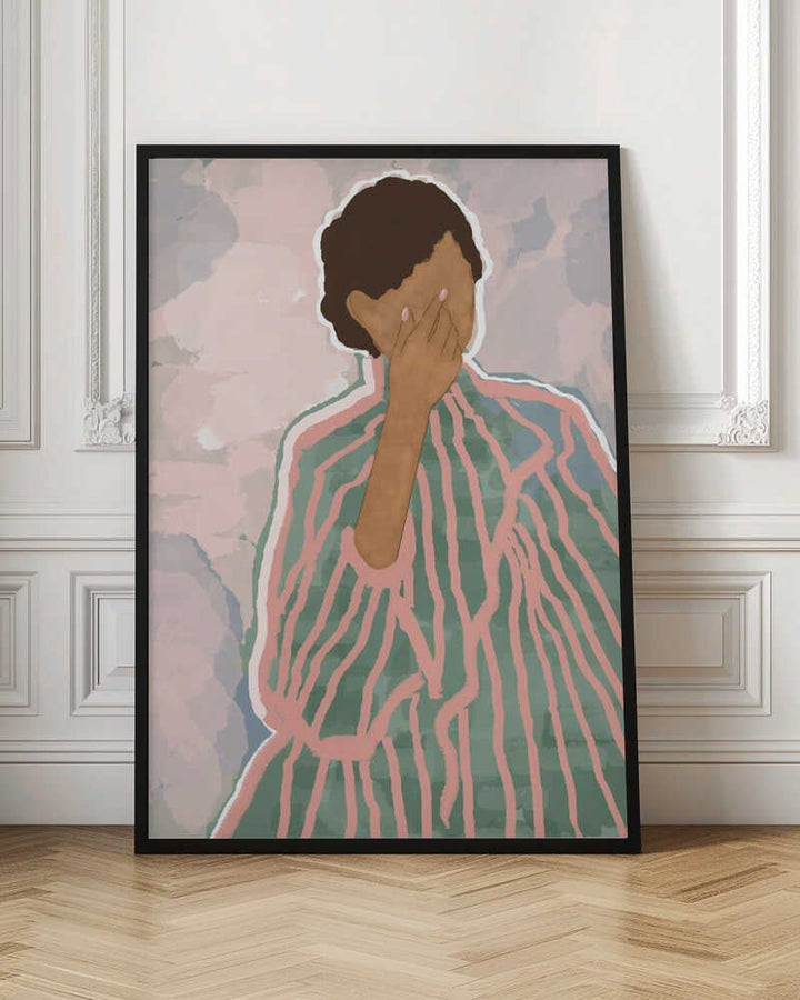 Quiet Moment Stripes - Stretched Canvas, Poster or Fine Art Print - I Heart Wall Art - Poster Print, Canvas Print or Framed Art Print