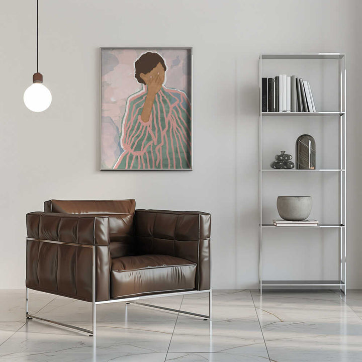 Quiet Moment Stripes - Stretched Canvas, Poster or Fine Art Print - I Heart Wall Art - Poster Print, Canvas Print or Framed Art Print