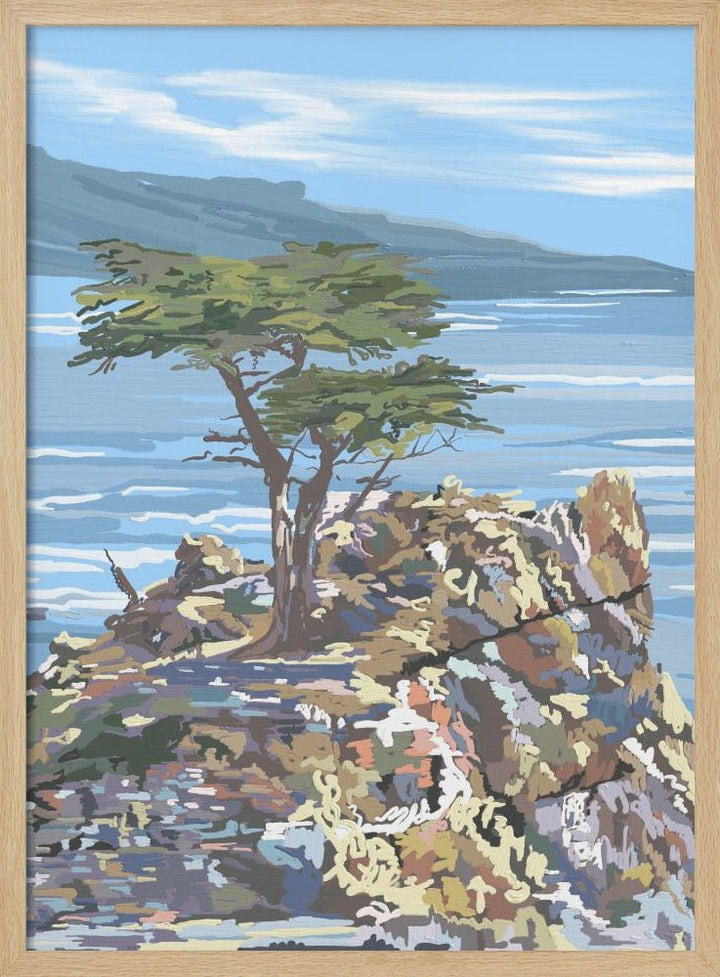 Quiet Sentinel, 17 Mile Drive, California - Stretched Canvas, Poster or Fine Art Print - I Heart Wall Art - Poster Print, Canvas Print or Framed Art Print