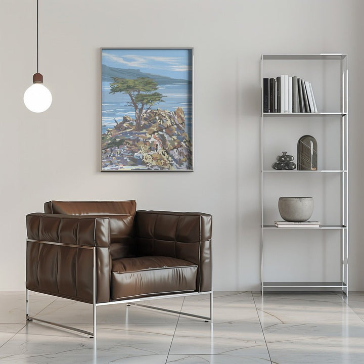 Quiet Sentinel, 17 Mile Drive, California - Stretched Canvas, Poster or Fine Art Print - I Heart Wall Art - Poster Print, Canvas Print or Framed Art Print