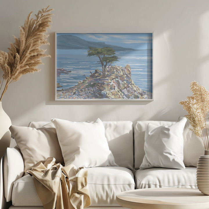 Quiet Sentinel, 17 Mile Drive, California, USA - Stretched Canvas, Poster or Fine Art Print I Heart Wall Art