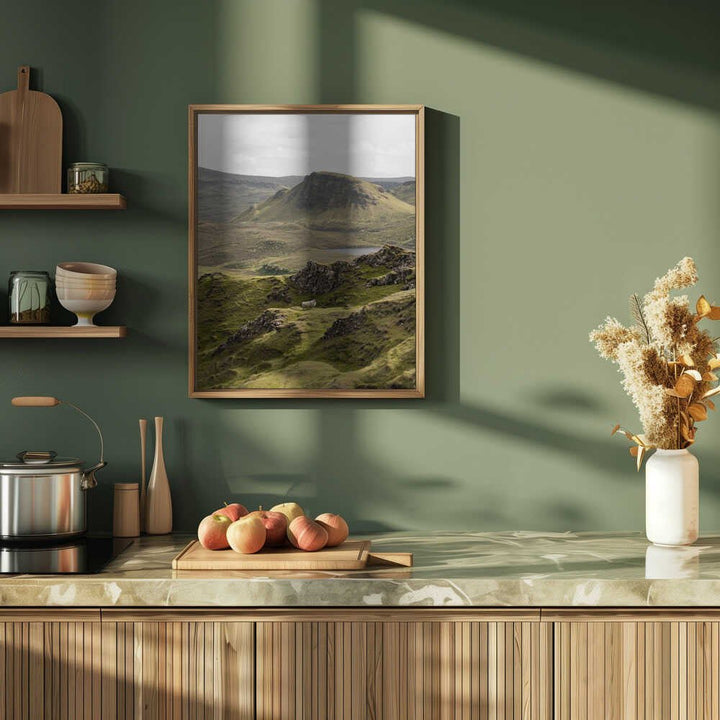 Quiraing Landscape on Scotland&amp;039;s Isle of Skye - Stretched Canvas, Poster or Fine Art Print - I Heart Wall Art - Poster Print, Canvas Print or Framed Art Print