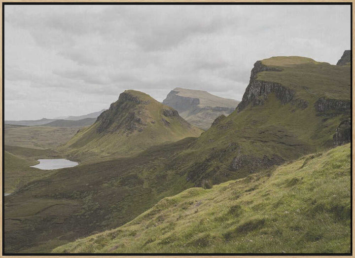 Quiraing Landscape on Scotland&amp;039;s Isle of Skye - Stretched Canvas, Poster or Fine Art Print - I Heart Wall Art - Poster Print, Canvas Print or Framed Art Print