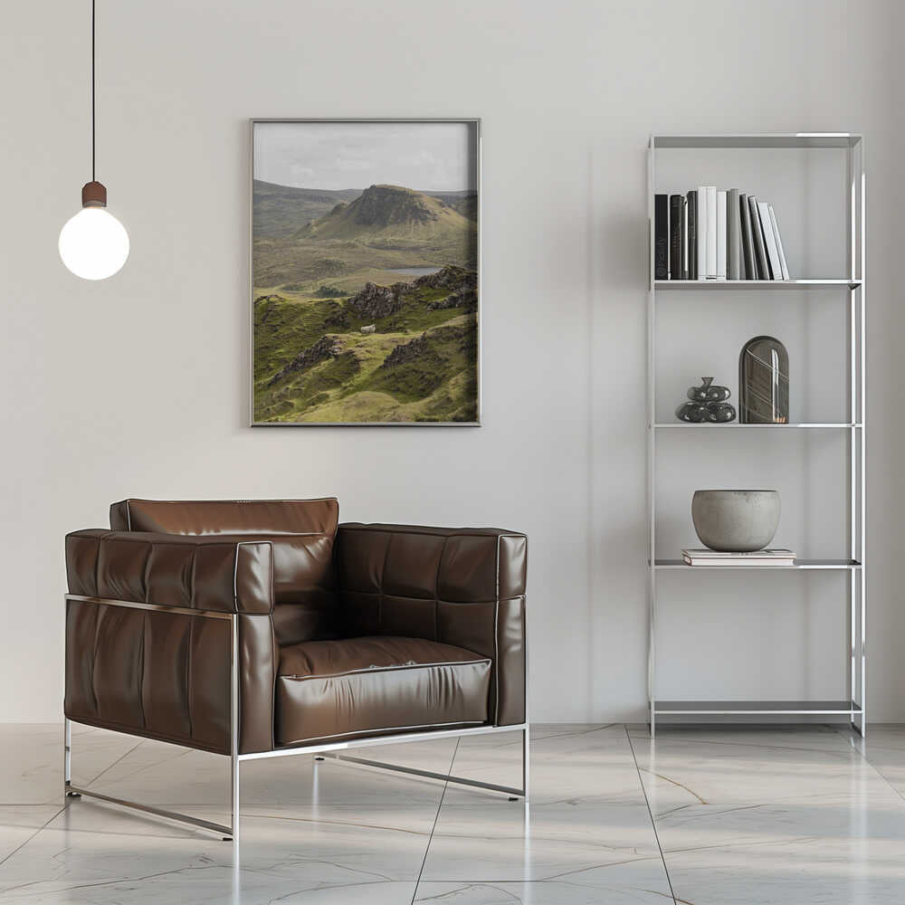Quiraing Landscape on Scotland&amp;039;s Isle of Skye - Stretched Canvas, Poster or Fine Art Print - I Heart Wall Art - Poster Print, Canvas Print or Framed Art Print
