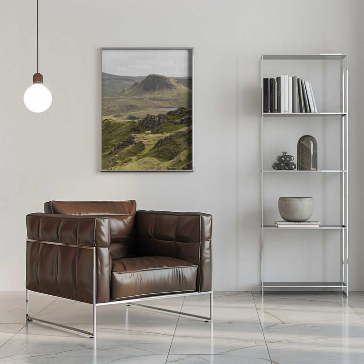 Quiraing Landscape on Scotland&amp;039;s Isle of Skye - Stretched Canvas, Poster or Fine Art Print - I Heart Wall Art - Poster Print, Canvas Print or Framed Art Print