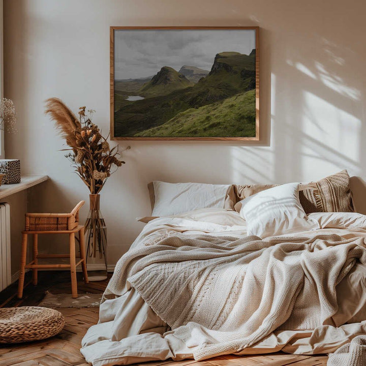 Quiraing Landscape on Scotland&amp;039;s Isle of Skye - Stretched Canvas, Poster or Fine Art Print - I Heart Wall Art - Poster Print, Canvas Print or Framed Art Print