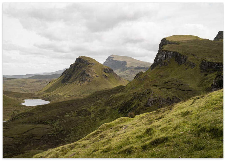 Quiraing Landscape on Scotland&amp;039;s Isle of Skye - Stretched Canvas, Poster or Fine Art Print - I Heart Wall Art - Poster Print, Canvas Print or Framed Art Print