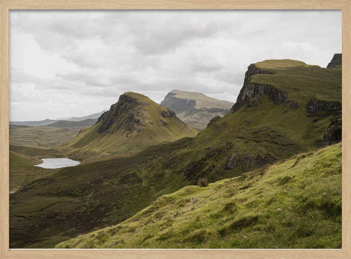 Quiraing Landscape on Scotland&amp;039;s Isle of Skye - Stretched Canvas, Poster or Fine Art Print - I Heart Wall Art - Poster Print, Canvas Print or Framed Art Print