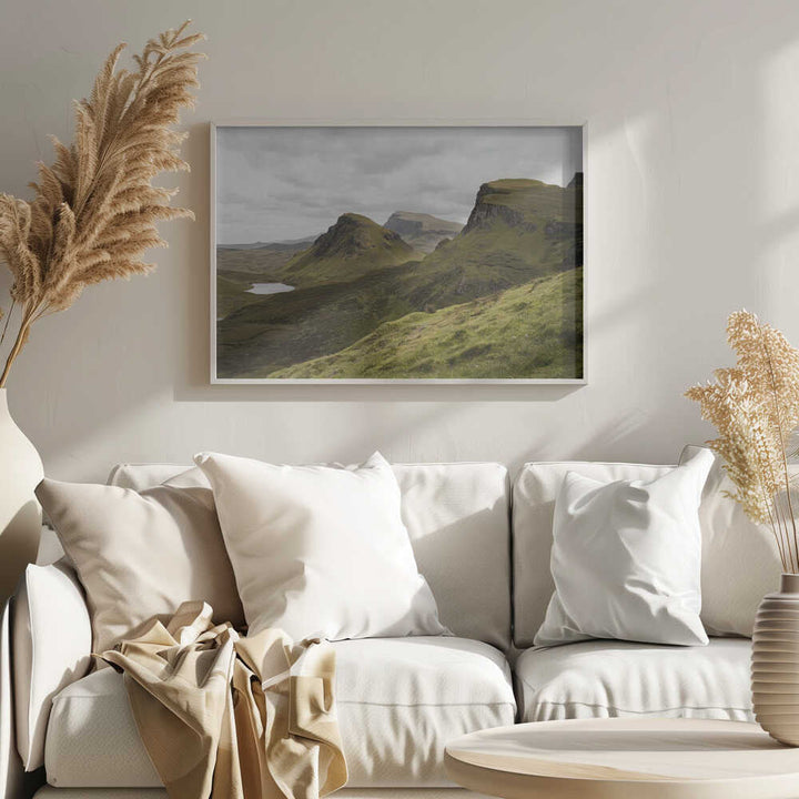 Quiraing Landscape on Scotland&amp;039;s Isle of Skye - Stretched Canvas, Poster or Fine Art Print - I Heart Wall Art - Poster Print, Canvas Print or Framed Art Print