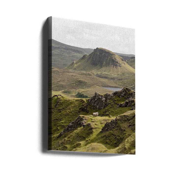 Quiraing Landscape on Scotland&amp;039;s Isle of Skye - Stretched Canvas, Poster or Fine Art Print - I Heart Wall Art - Poster Print, Canvas Print or Framed Art Print