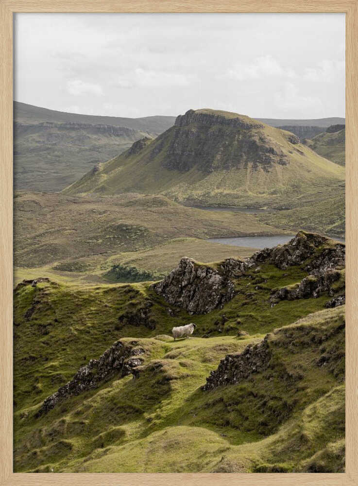 Quiraing Landscape on Scotland&amp;039;s Isle of Skye - Stretched Canvas, Poster or Fine Art Print - I Heart Wall Art - Poster Print, Canvas Print or Framed Art Print