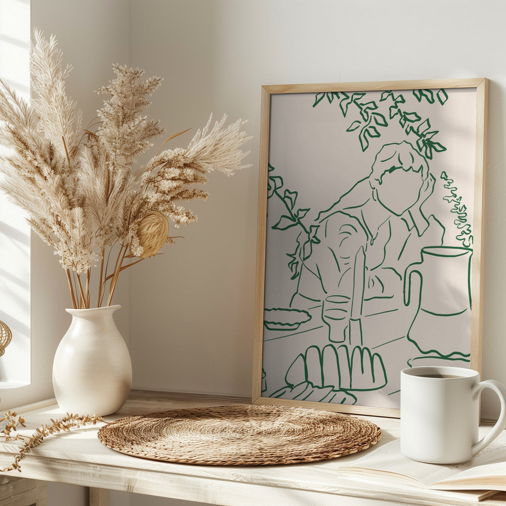 Quite Evening - Stretched Canvas, Poster or Fine Art Print I Heart Wall Art