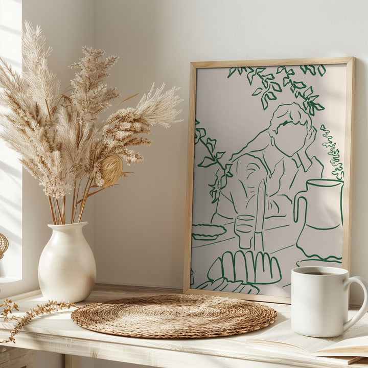 Quite Evening - Stretched Canvas, Poster or Fine Art Print I Heart Wall Art