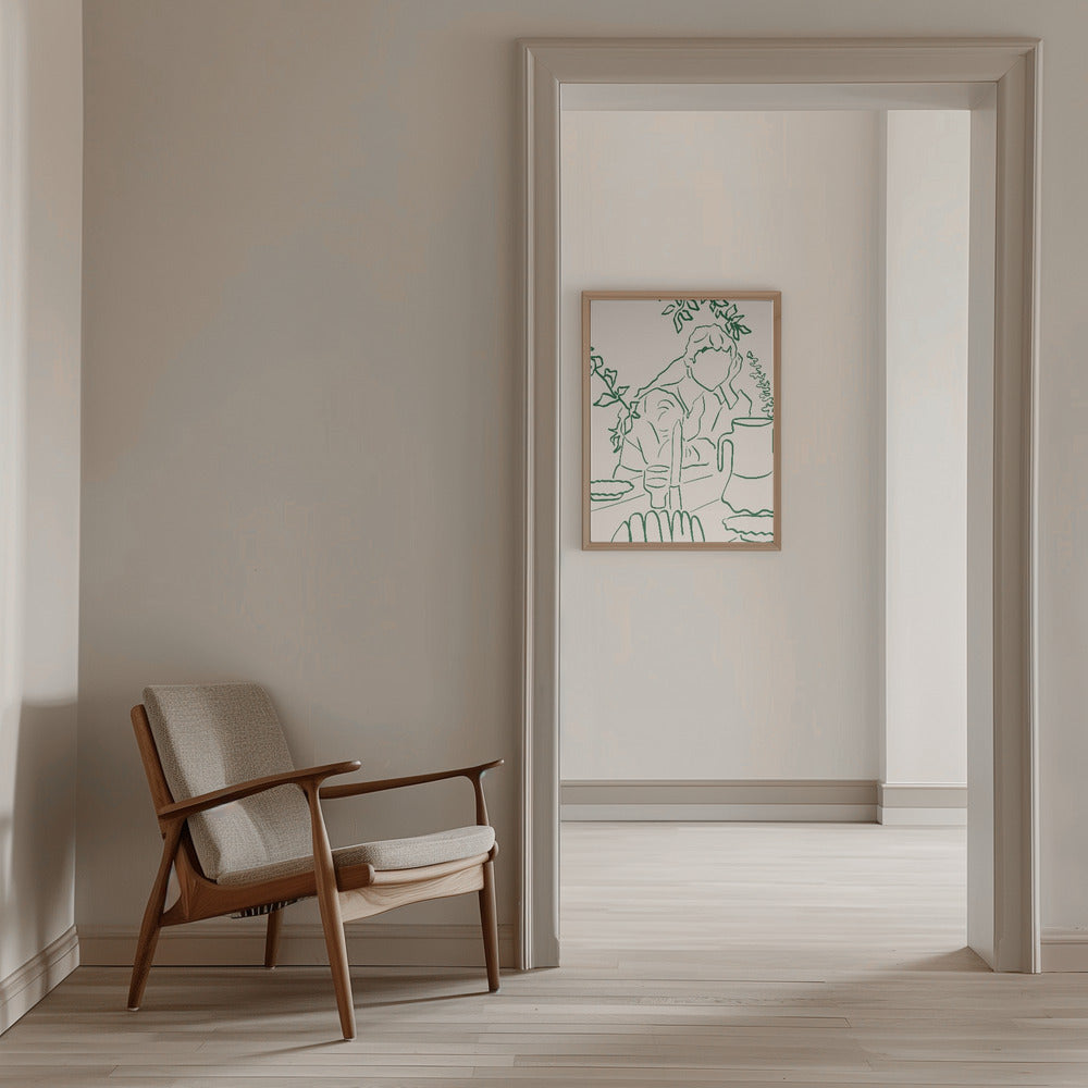 Quite Evening - Stretched Canvas, Poster or Fine Art Print I Heart Wall Art