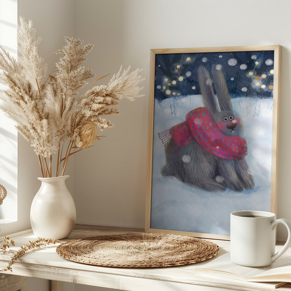 Rabbit - Stretched Canvas, Poster or Fine Art Print I Heart Wall Art