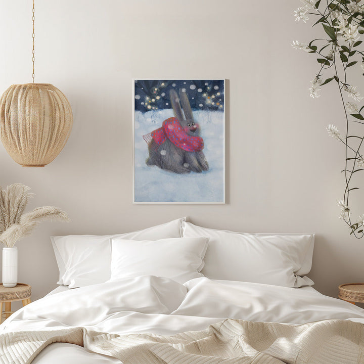 Rabbit - Stretched Canvas, Poster or Fine Art Print I Heart Wall Art