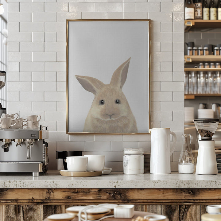 Rabbit - Stretched Canvas, Poster or Fine Art Print I Heart Wall Art