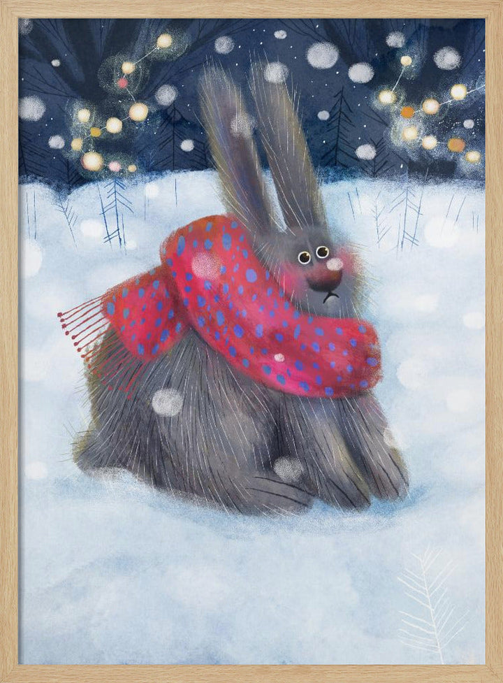 Rabbit - Stretched Canvas, Poster or Fine Art Print I Heart Wall Art