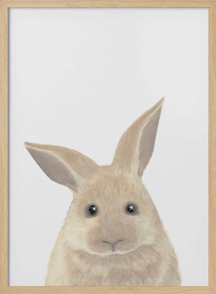 Rabbit - Stretched Canvas, Poster or Fine Art Print I Heart Wall Art