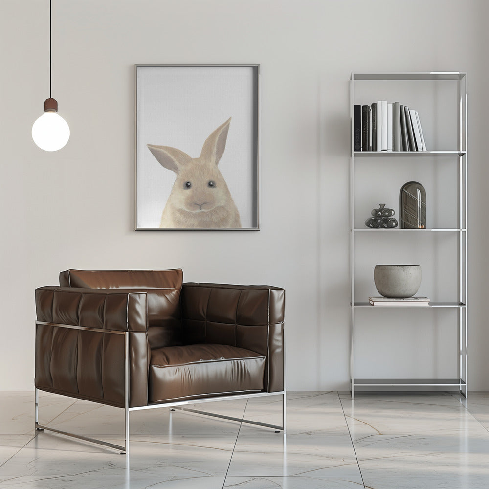 Rabbit - Stretched Canvas, Poster or Fine Art Print I Heart Wall Art