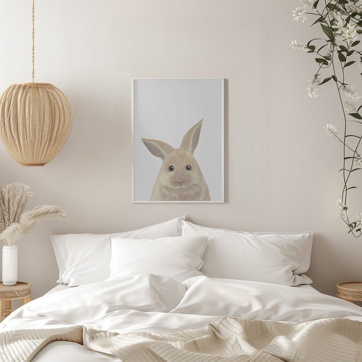 Rabbit - Stretched Canvas, Poster or Fine Art Print I Heart Wall Art