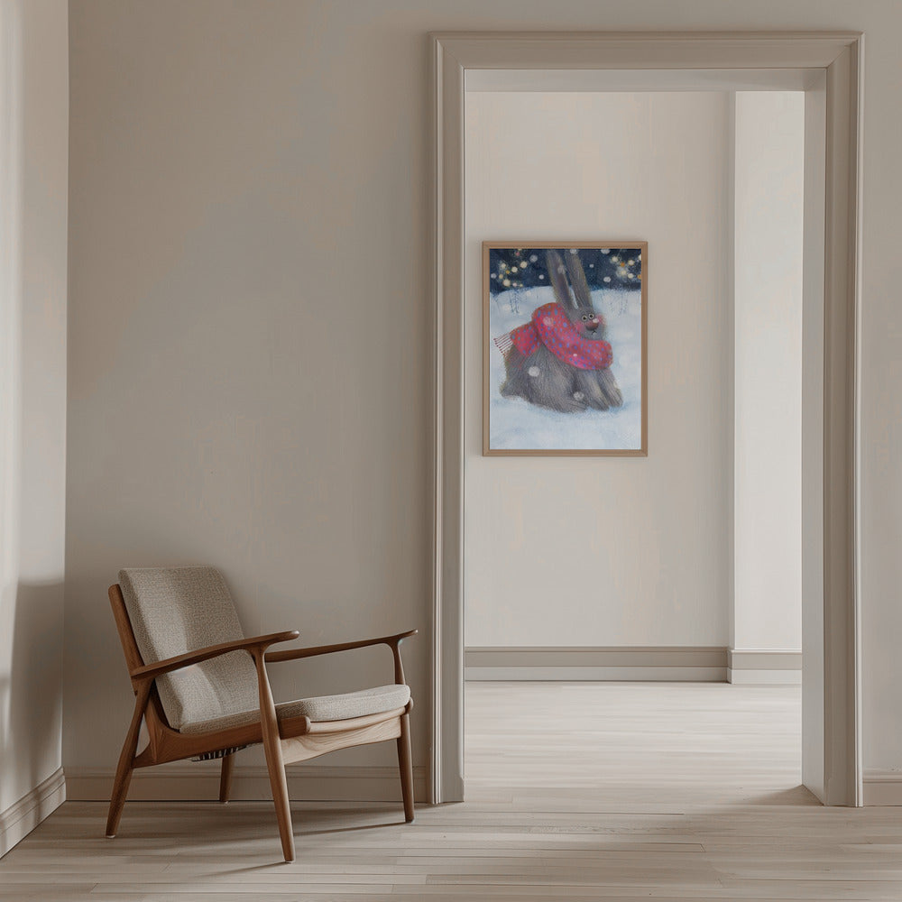 Rabbit - Stretched Canvas, Poster or Fine Art Print I Heart Wall Art